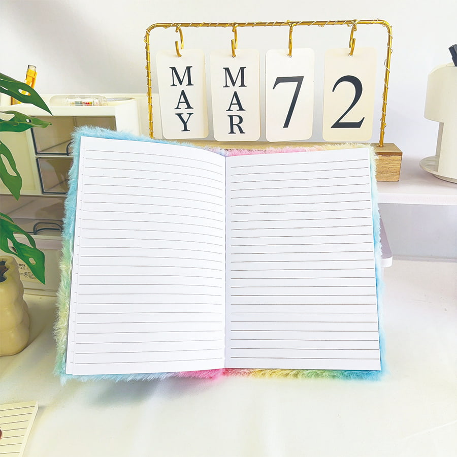 A5 কিউট স্টার ডায়েরি প্লাশ নোটবুক