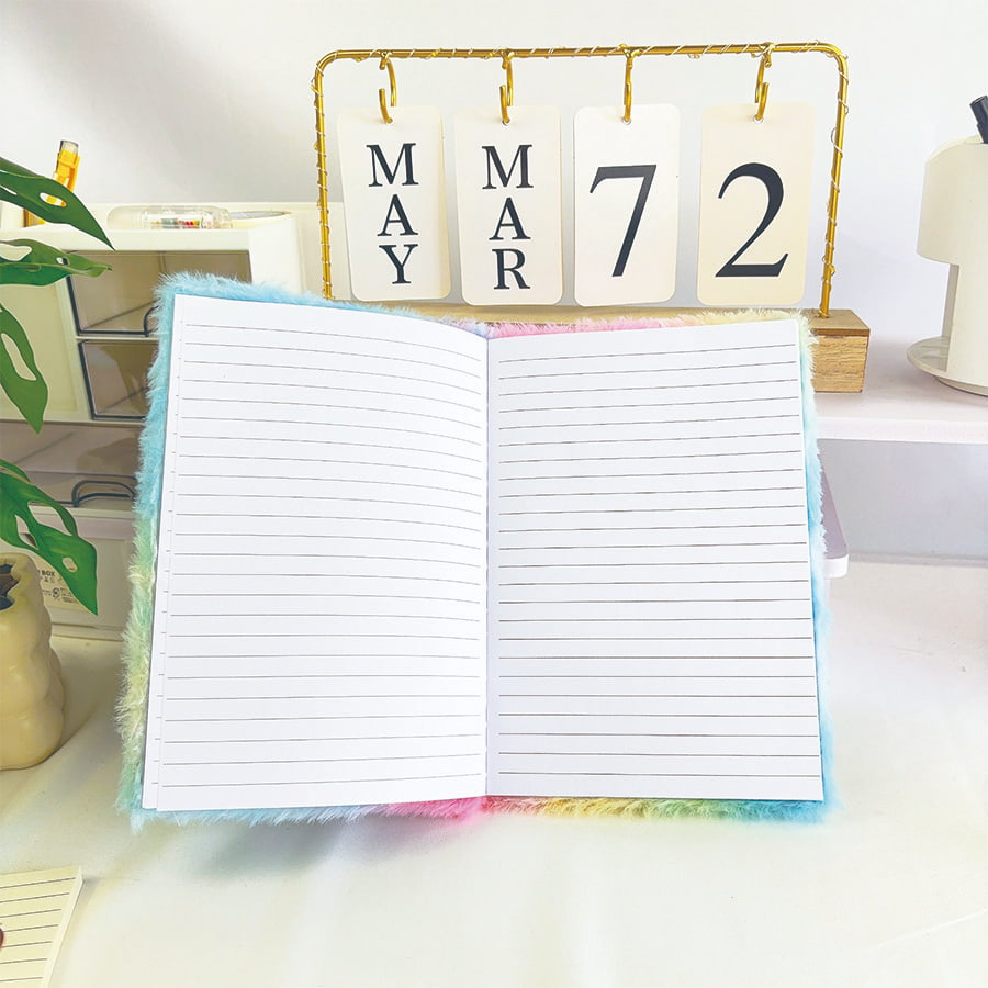 A5 কিউট ক্যাট ডায়েরি প্লাশ নোটবুক